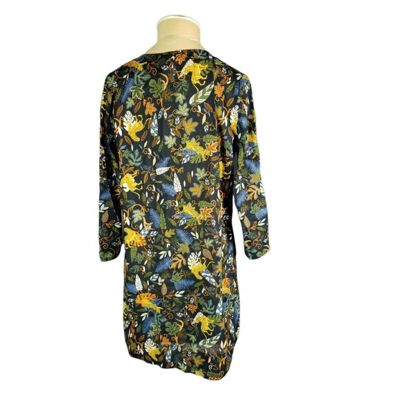 J CREW 100% Cotton Jungle Print Tunic Dress Size Small - Picture 4 of 4